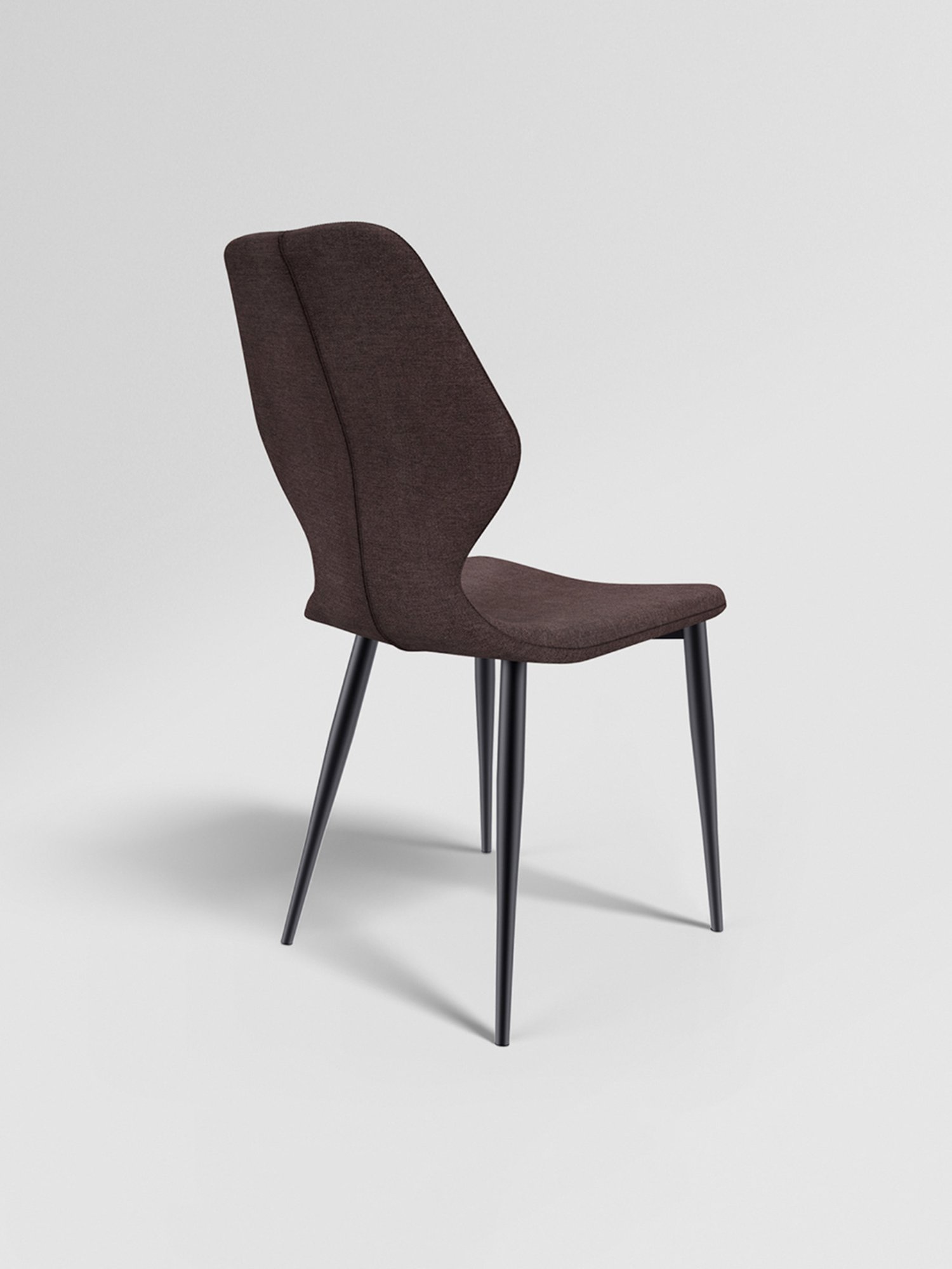 Godrej Interio Mulberry Maroon Mild Steel Dining Chair (Set of 2)