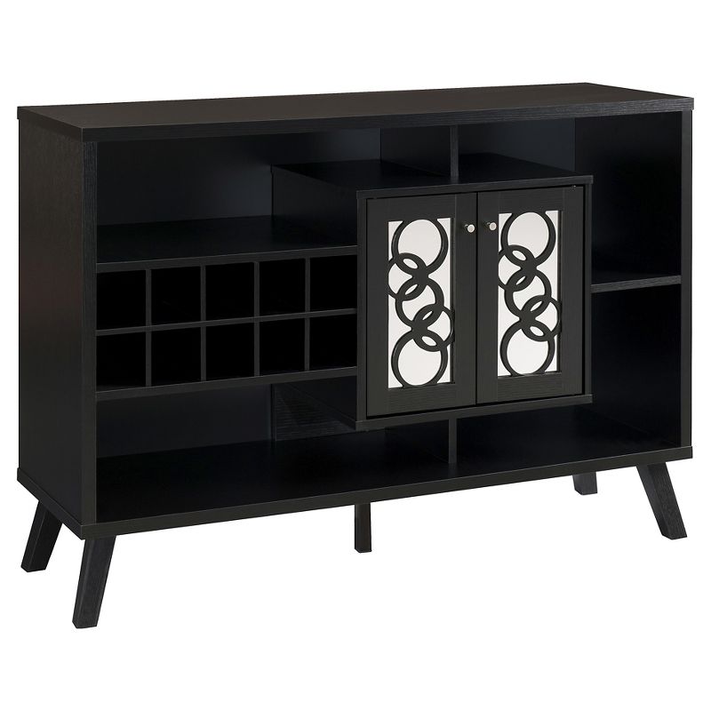 Essina Modern Dining Server Wood/Cappuccino - HOMES: Inside + Out