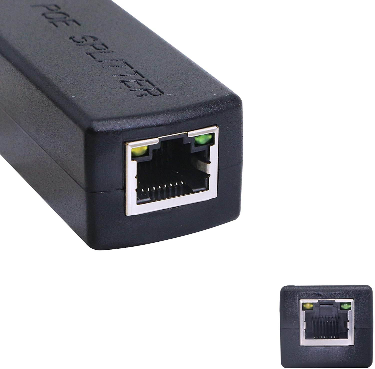 SinLoon Network PoE Splitter IEEE 802.3af PoE Injector Compliant 10/100Mbps Ethernet RJ45 POE Splitter Adapter for IP Camera Wireless AP Router Voip Phone AV-PS12 (48V to12V)