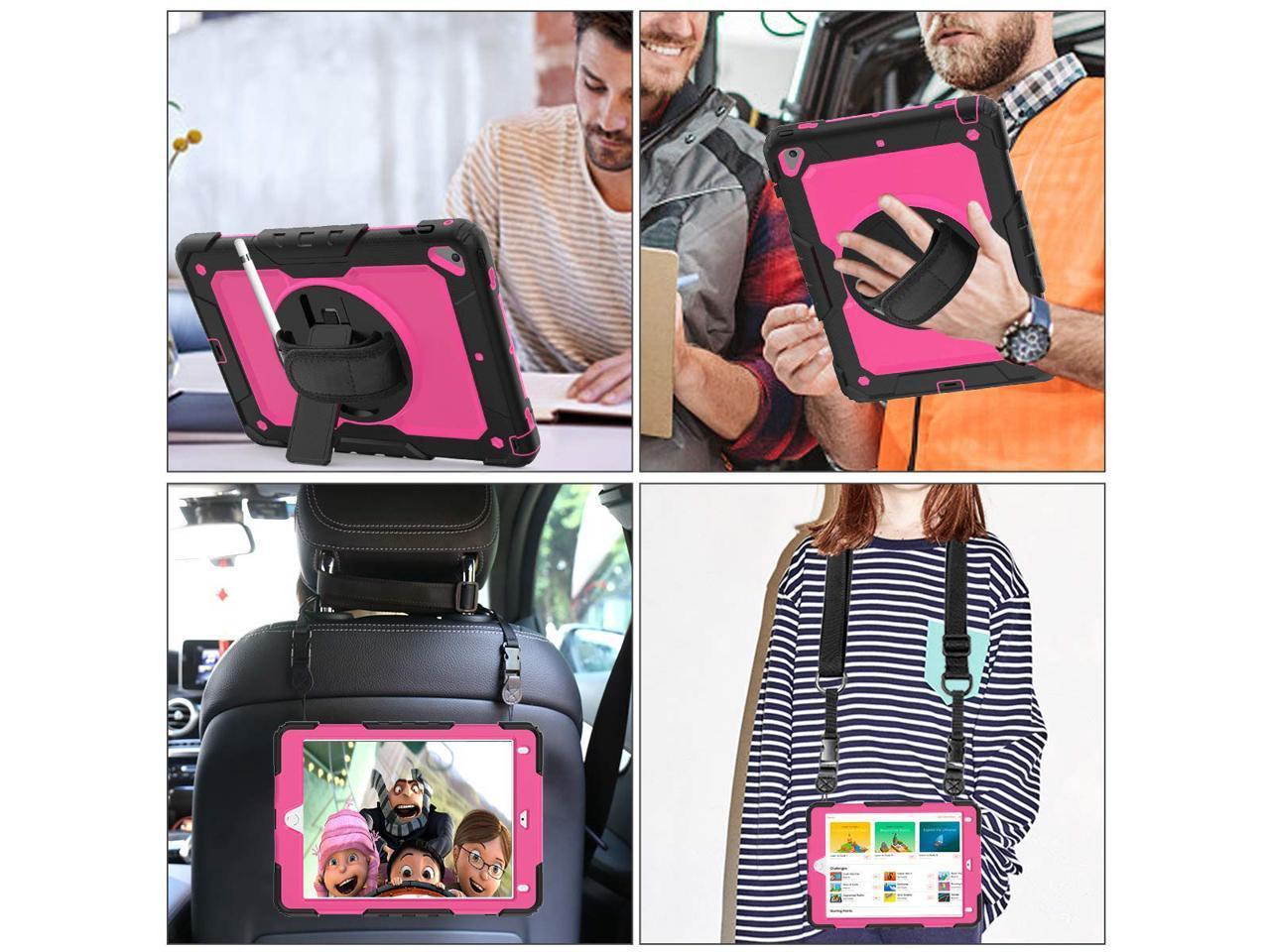 iPad 9.7 2018 2017 Case iPad Air 2 Case iPad Pro 9.7 Case Heavy Duty Rugged Shockproof Protective Hard Case Cover For for Apple iPad 6th / 5th Generation / iPad Air 2 / iPad Pro 9.7 inch