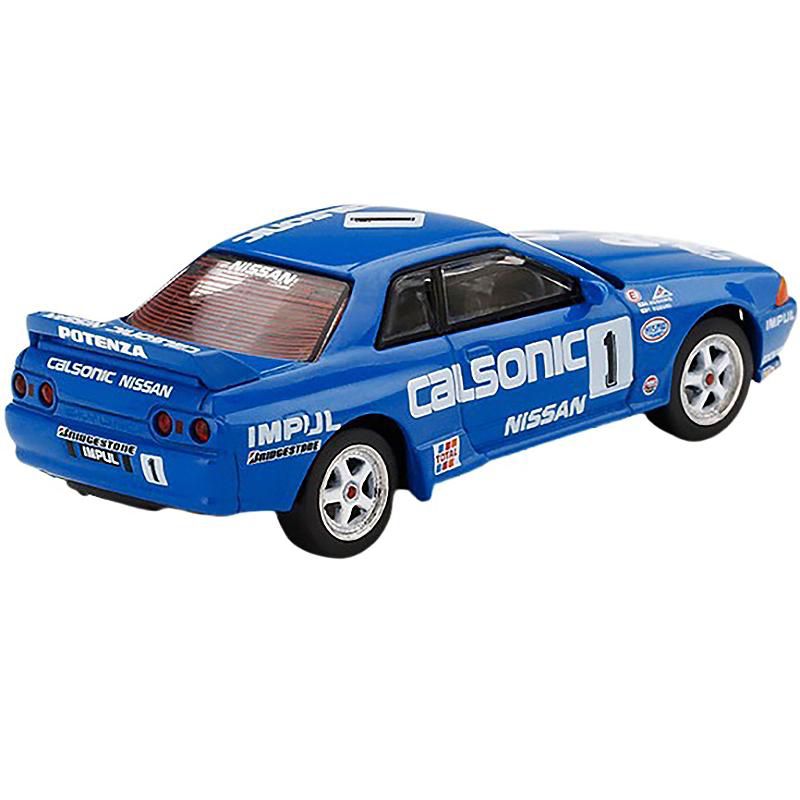 Nissan Skyline GT-R Gr. A (RHD) #1 "Calsonic" JTCC (1991) Ltd Ed 1200 pcs 1/64 Diecast Model Car by True Scale Miniatures