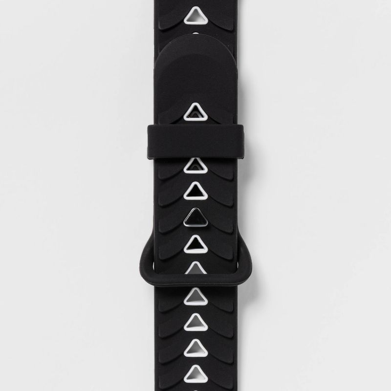 Silicone Apple Watch Band 38/40mm Black/Gray - All in Motion™