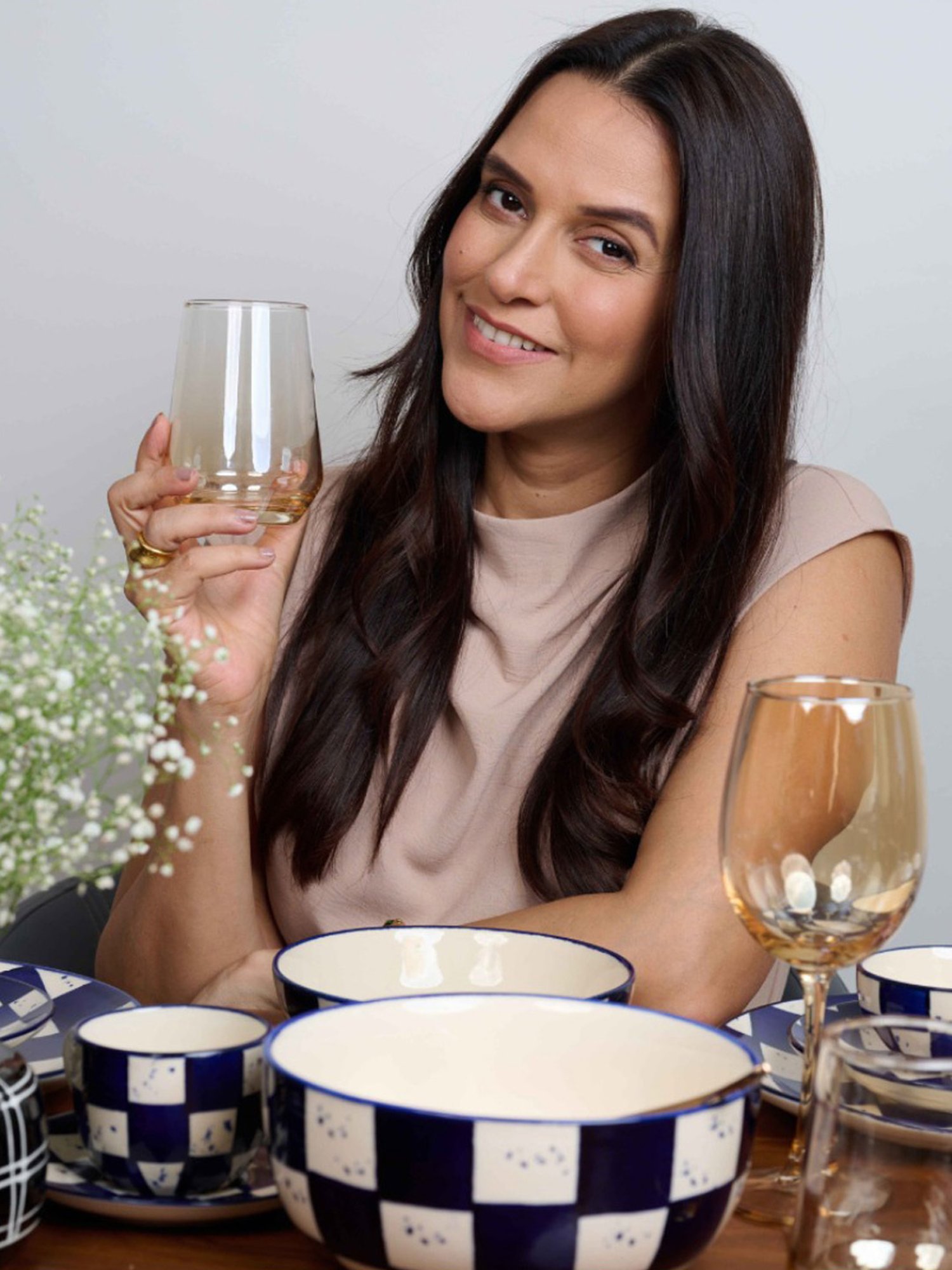 BlackCarrot Water Glass Set of 6