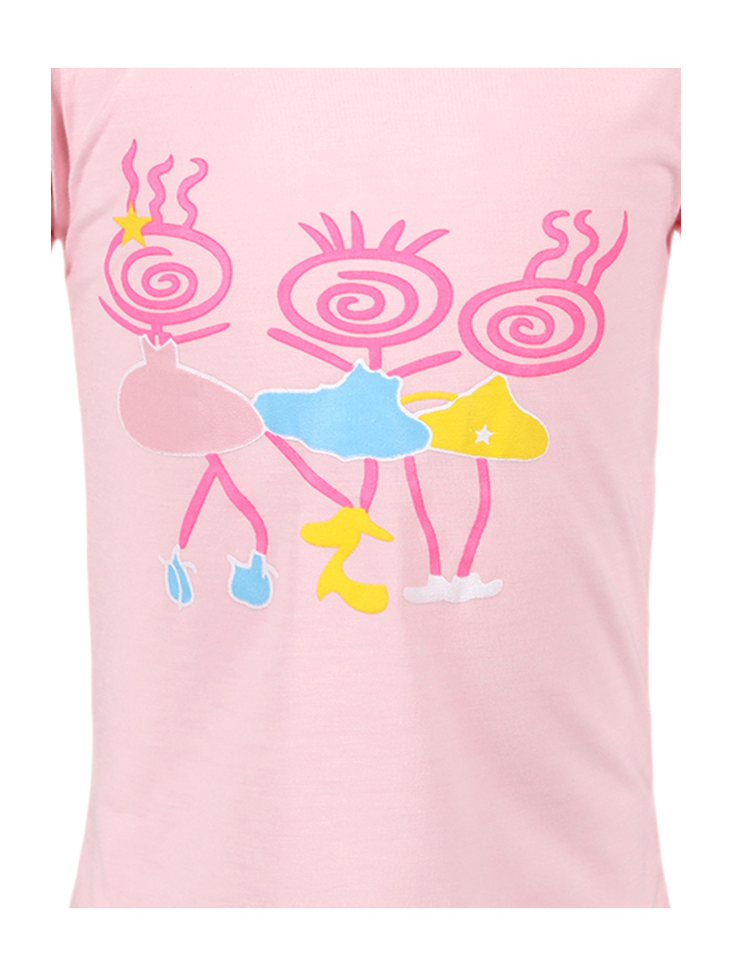 Passion Petals Kids Pink Cotton Printed Top