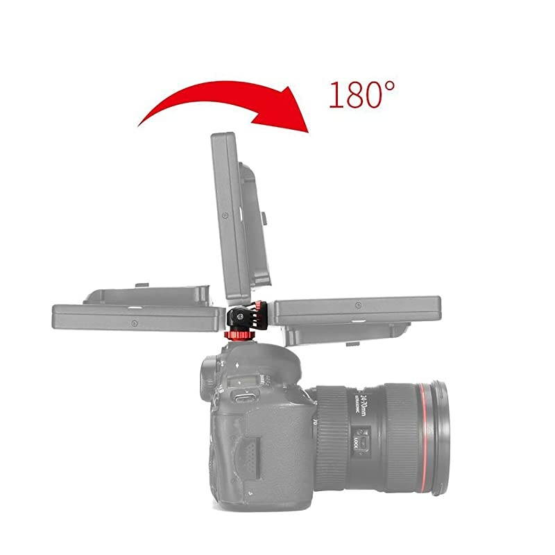 Q5 Camera Monitor Holder Mount Arm Cold Shoe Adapter for Camera LED Video Light Cameras Camcorders Smartphone Gopro Tripod Microphone