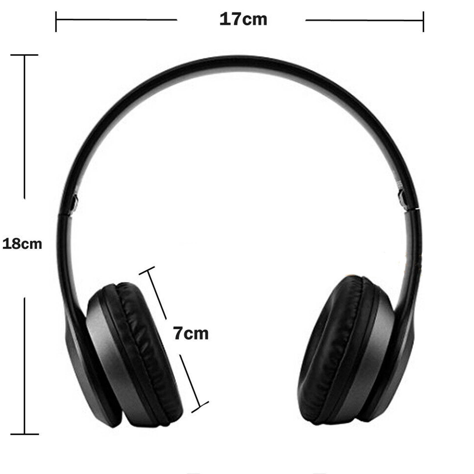 Bluetooth Wireless Headphones Over Ear Foldable Stereo Noise Cancelling Headset