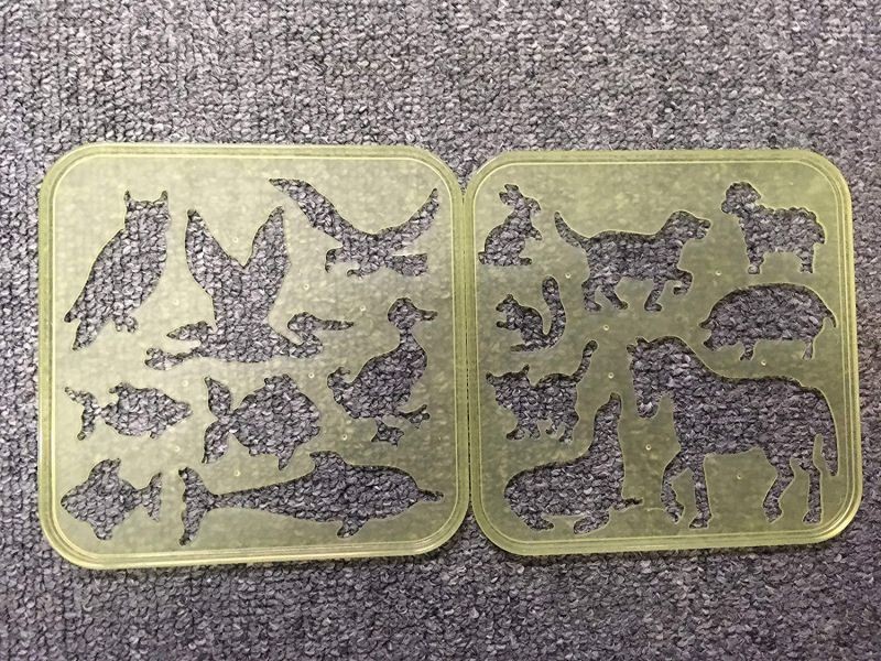 Tuppertoys Stencil Art Set 1987 Craft Hobby Toy