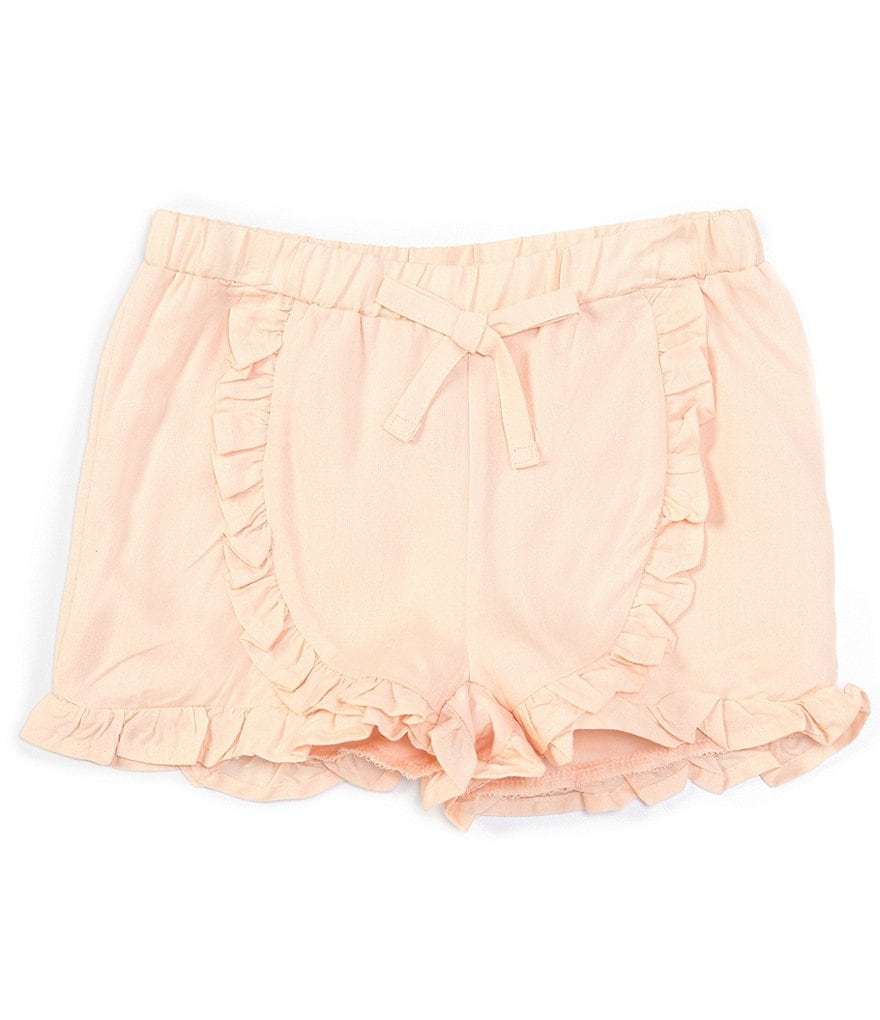 GB Girls Little Girls 2-6X Ruffle Shorts