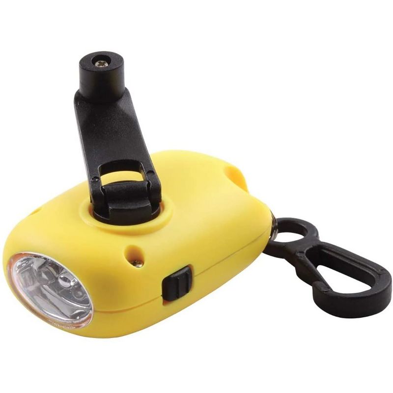 Coghlan's Dynamo Flashlight LED Hand Crank Emergency Camp Flash Light w/ Clip