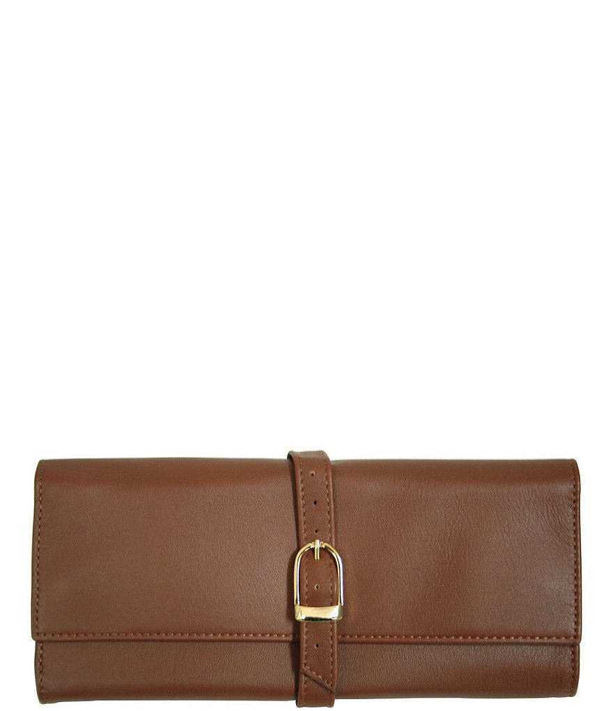 ROYCE New York Leather Travel Jewelry Roll