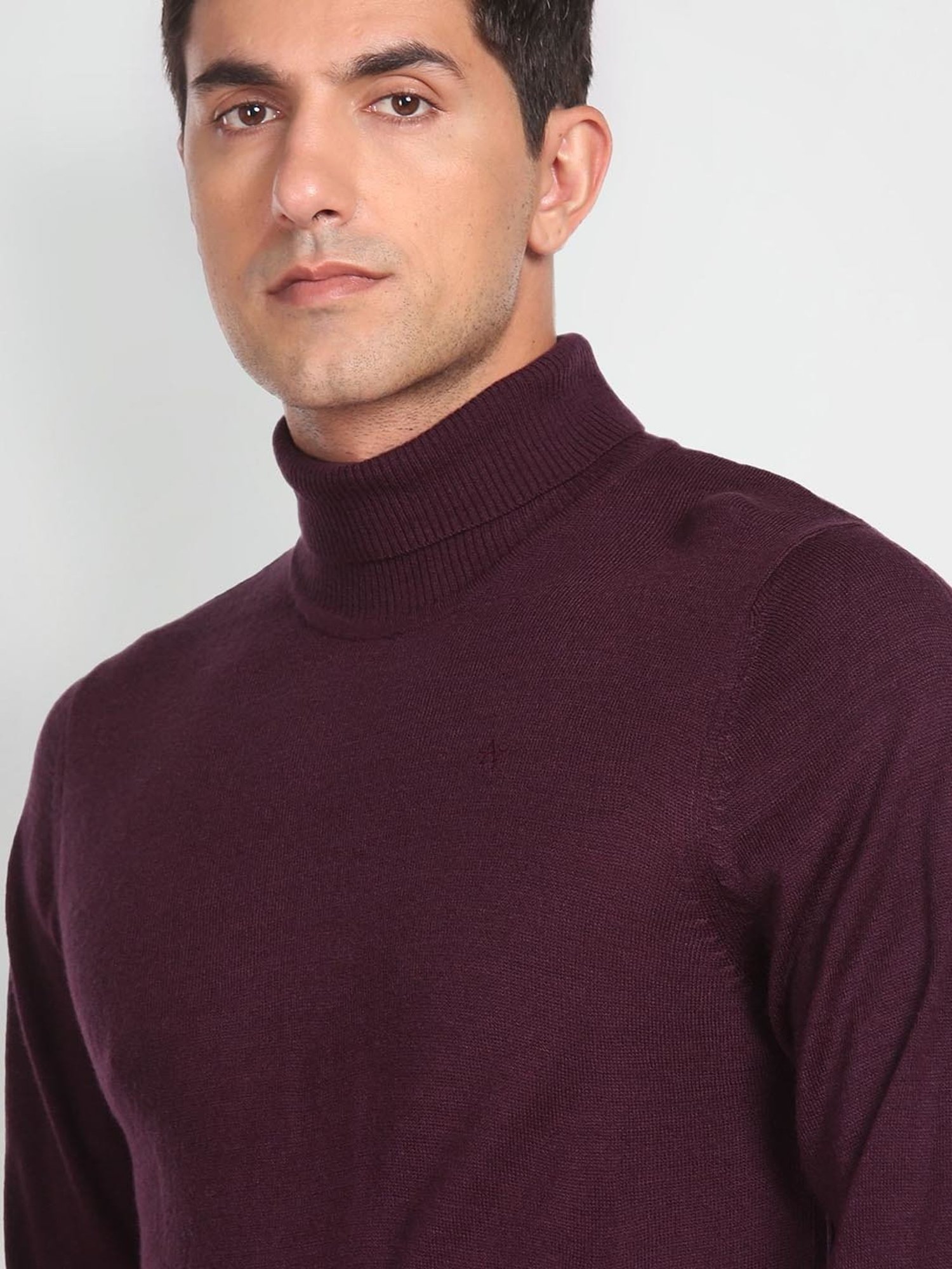 Arrow Sport Red Regular Fit Sweater