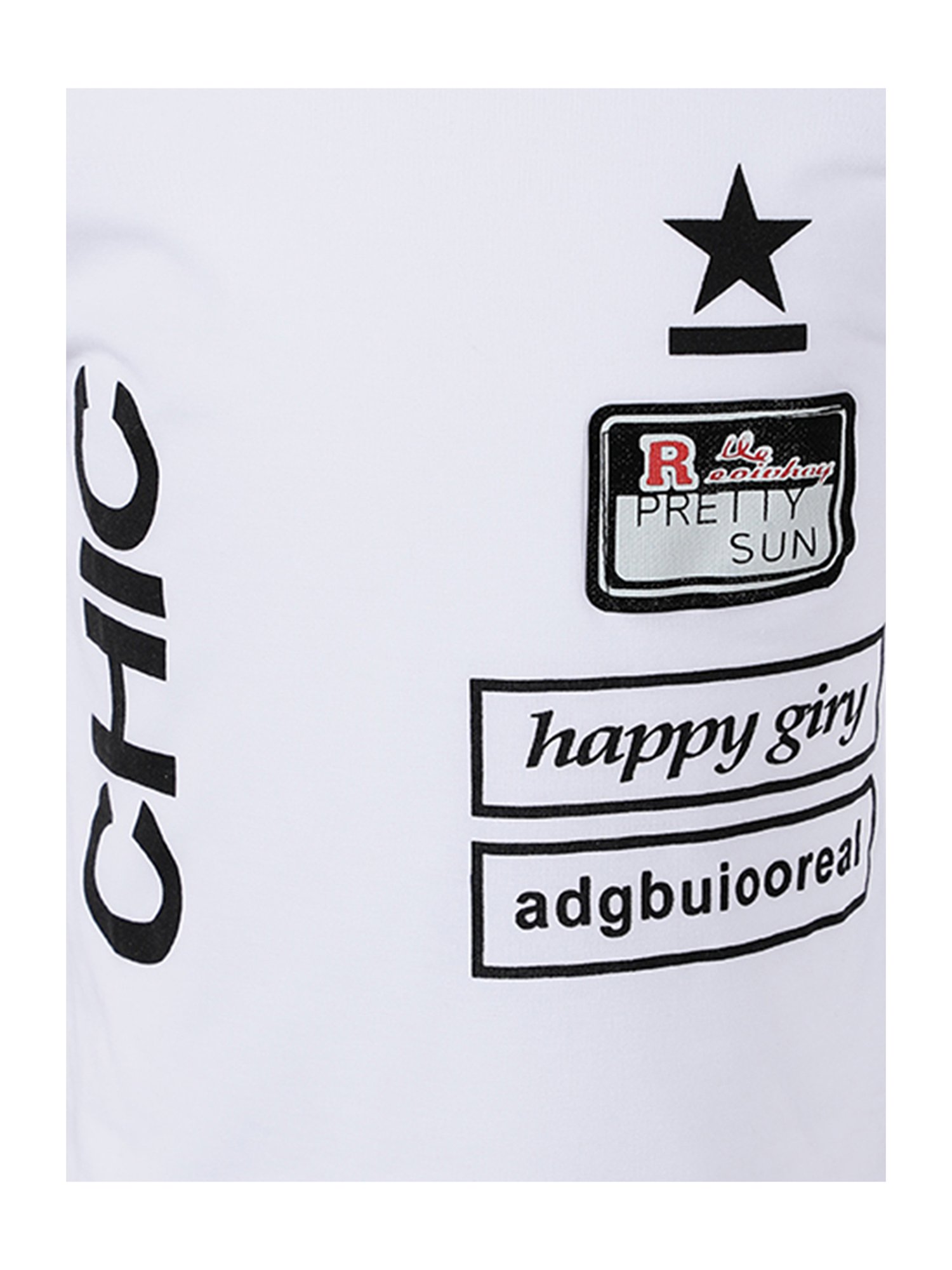 Passion Petals Kids White Cotton Printed T-Shirt