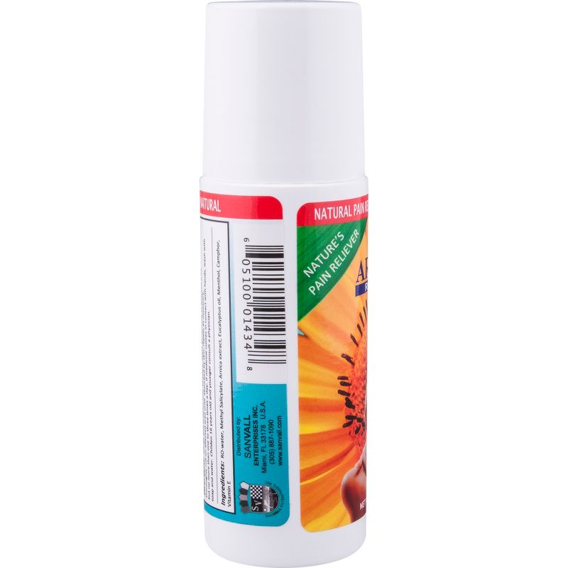 Sanvall Arnica Roll On with Menthol for Pain Relief – 3oz
