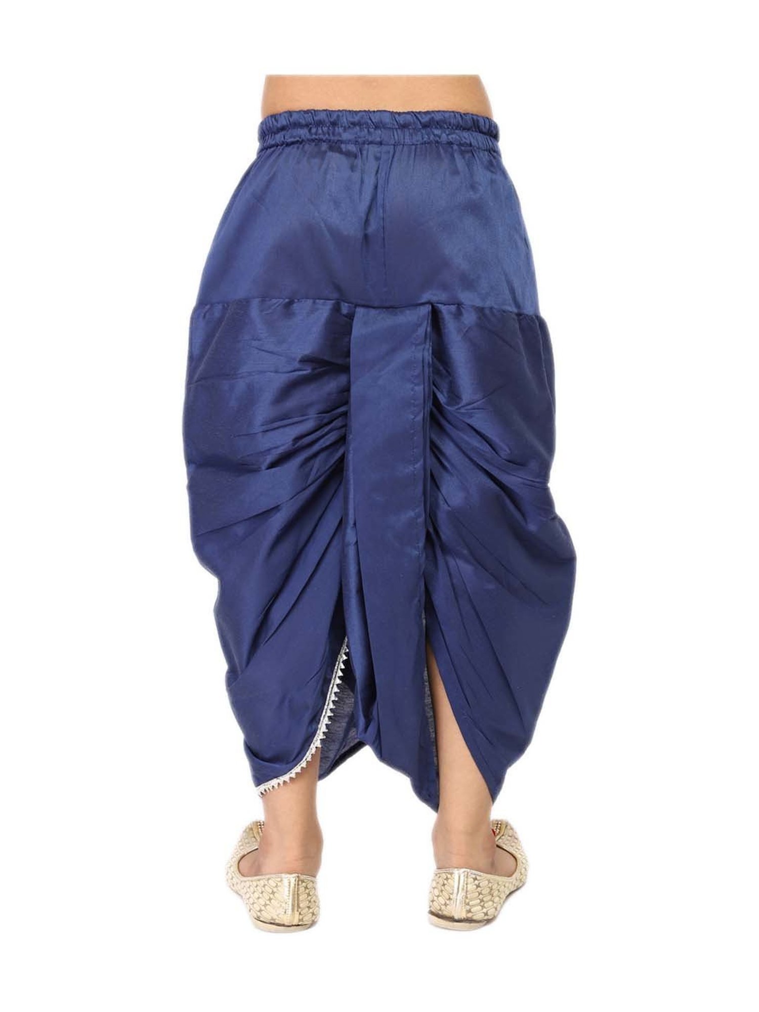 VASTRAMAY Kids Maroon Regular Fit Dhoti