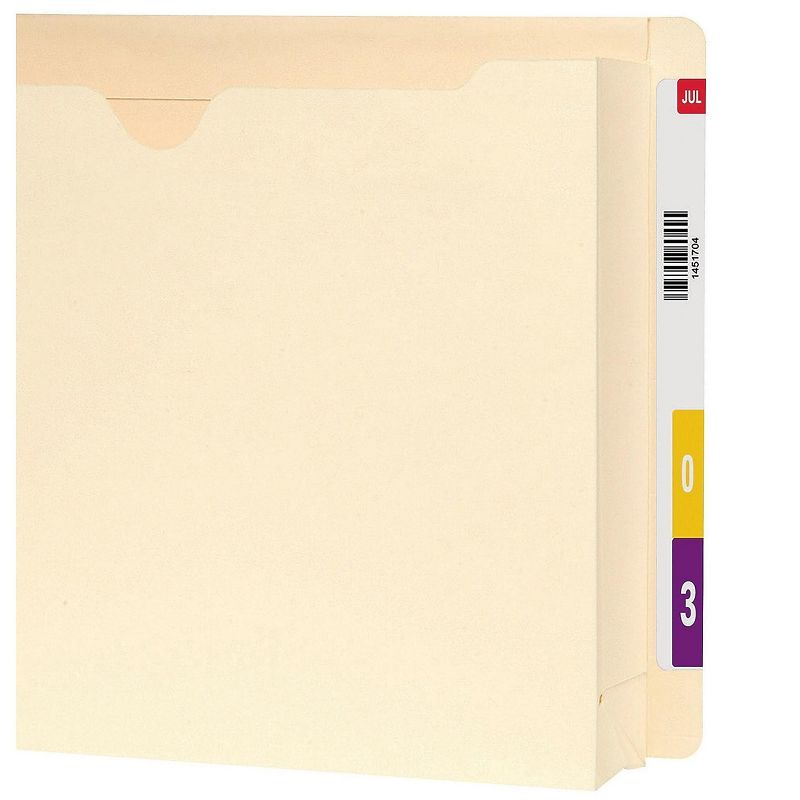 Staples Expanding File Pockets 5.25" Exp. Straight Tab Lgl Br 10/BX TR704432/704432