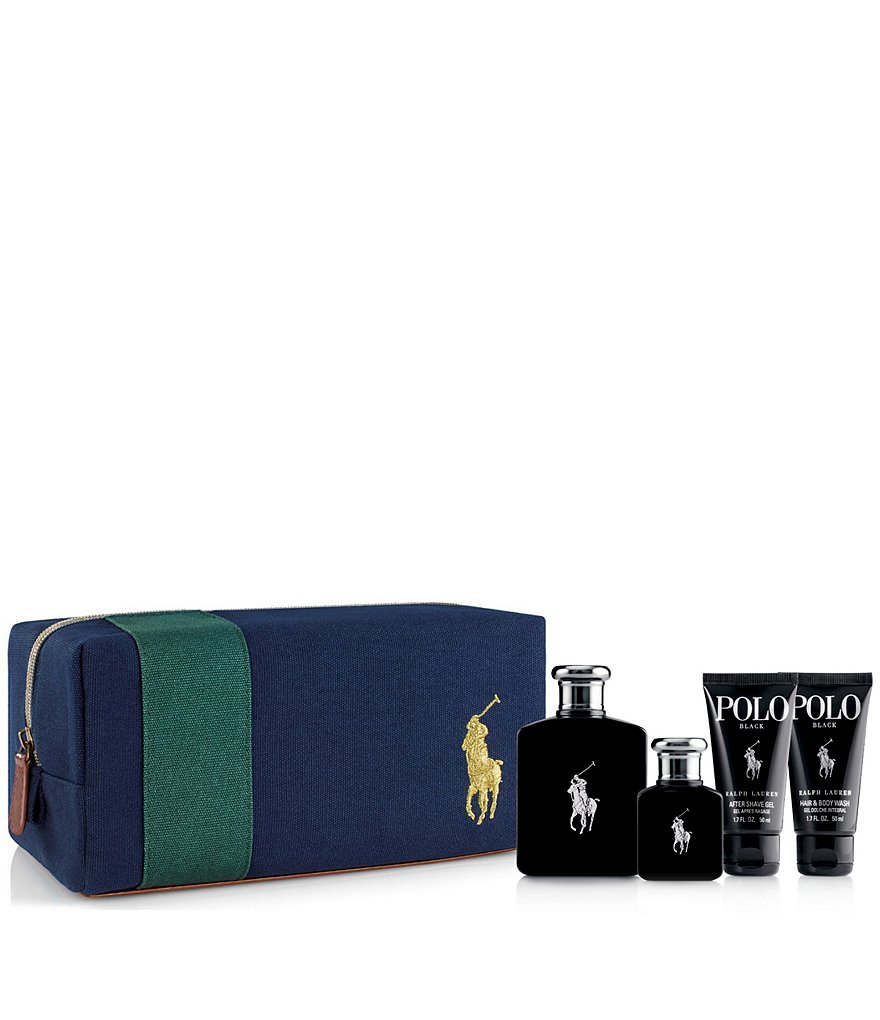 Ralph Lauren Polo Black Eau de Toilette 4 Piece Gift Set