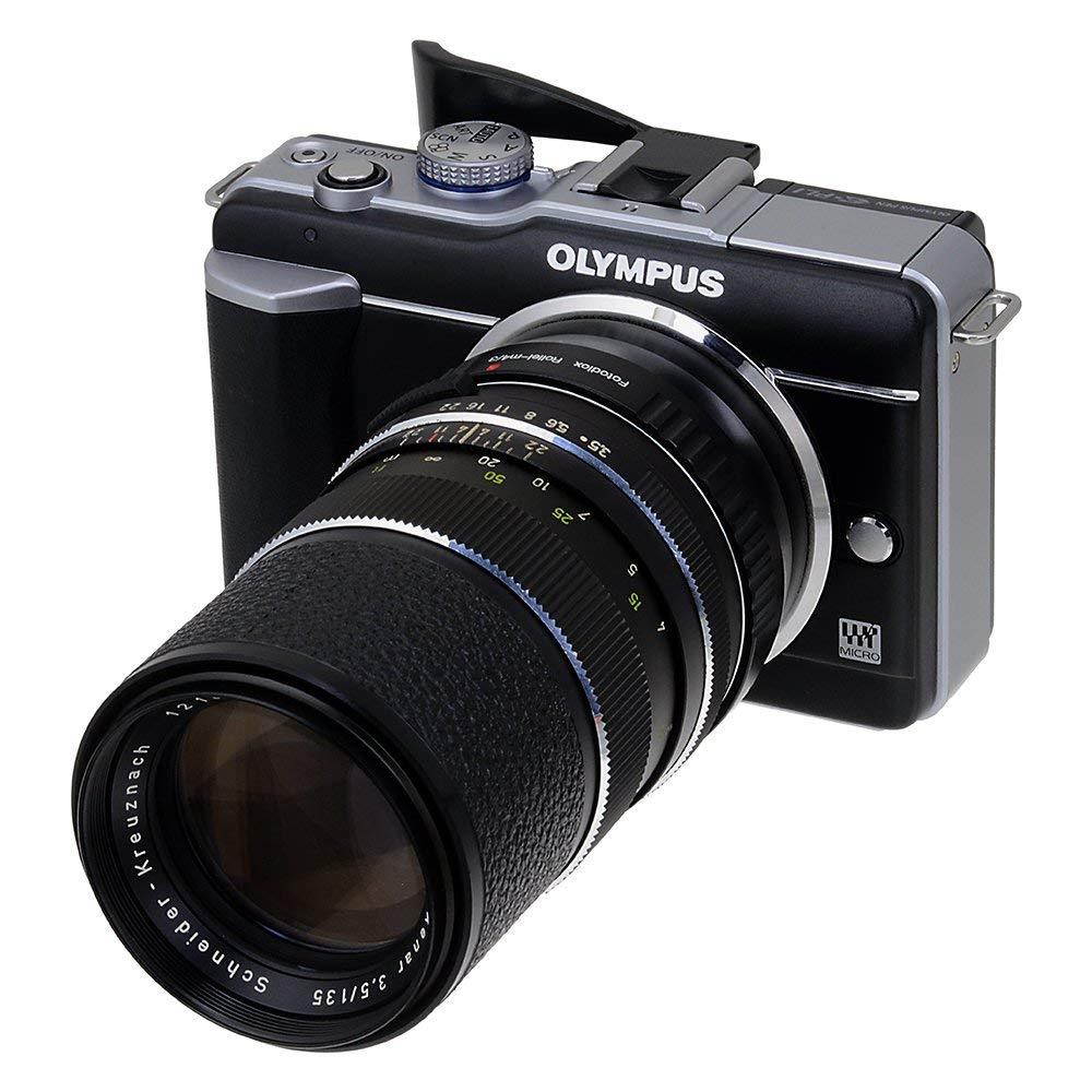 Fotodiox Lens Mount Adapter - Rollei 35 (SL35) SLR Lens to Micro Four Thirds (MFT, M4/3) Mount Mirrorless Camera Body