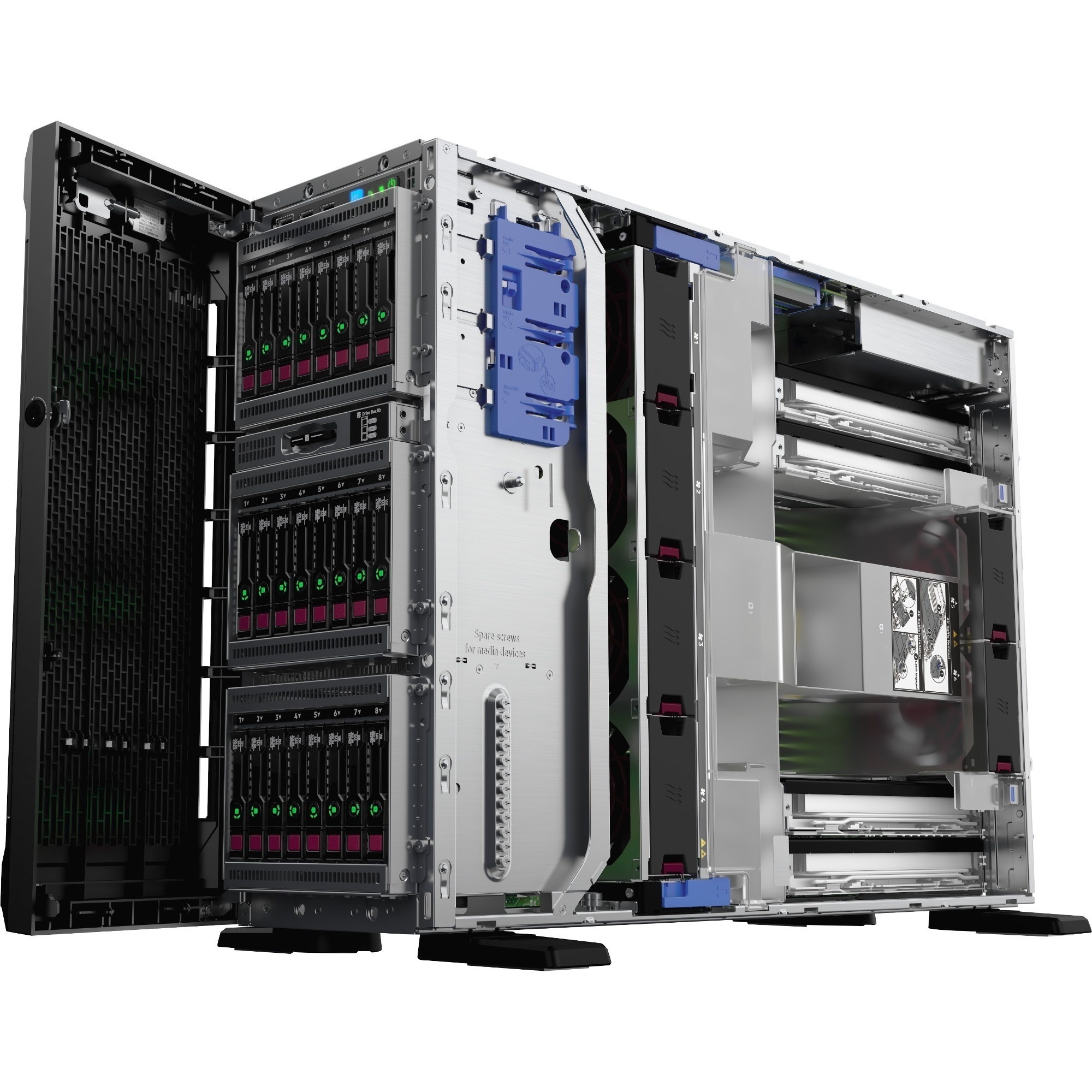 Hpe Proliant Ml350 G10 4U Tower Server - 1 X Xeon Silver 4210R - 16 Gb Ram Hdd Ssd - Serial Ata/600 12Gb/S Sas Controller