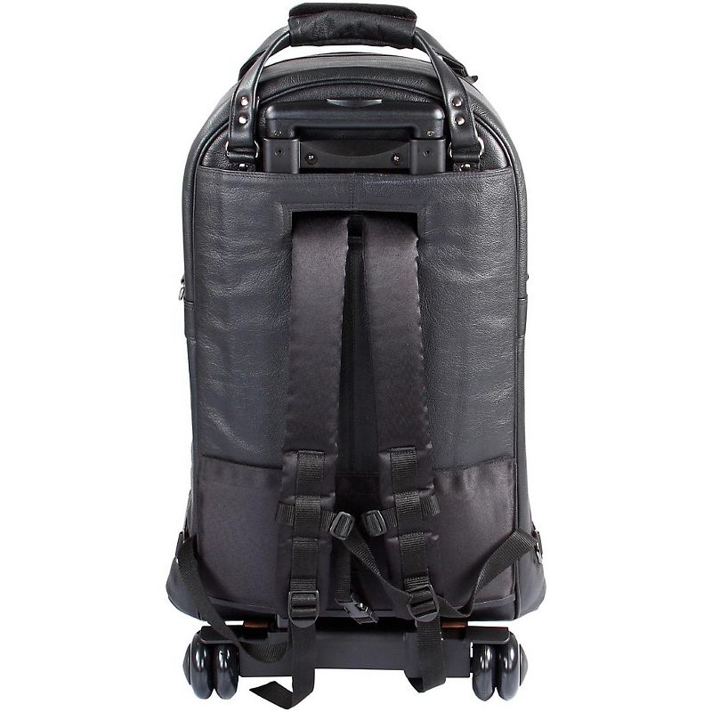Gard Triple Trumpet Wheelie Bag 11-WBFLK Black Ultra Leather