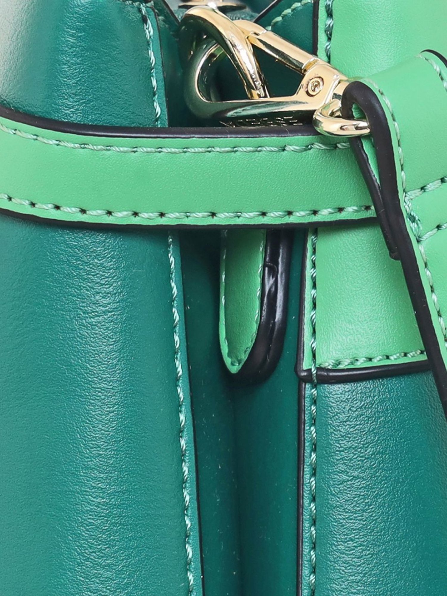Esbeda Green PU Solid Handbag