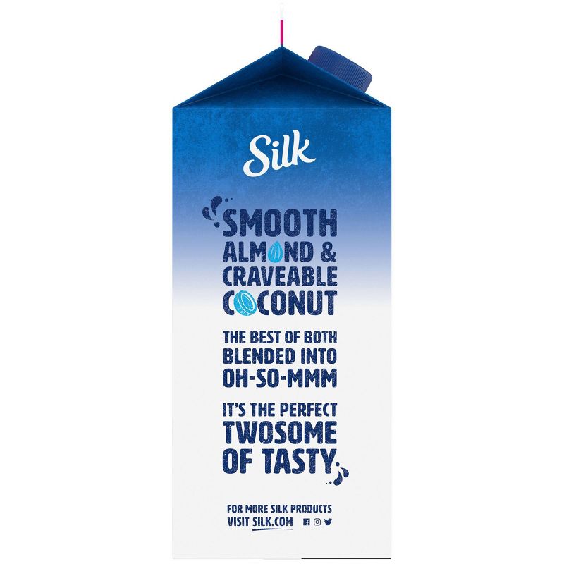 Silk Almond Coconut Milk Unsweetened Blend - 0.5gal