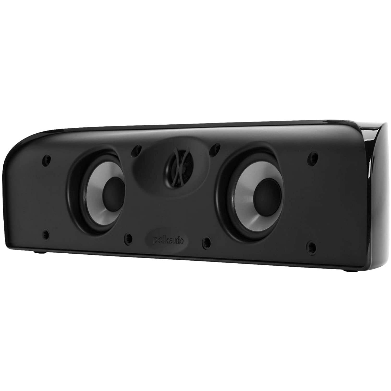 Polk Audio Blackstone TL1 Speaker Center Channel with Time Lens Technology | Compact Size, High Performance & T15 100 Watt Home Theater Bookshelf Speakers &ndash; Hi-Res Audio |Pair, Black