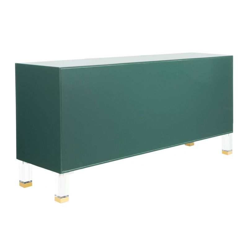 Saturn Wave Acrylic Sideboard Moss - Safavieh
