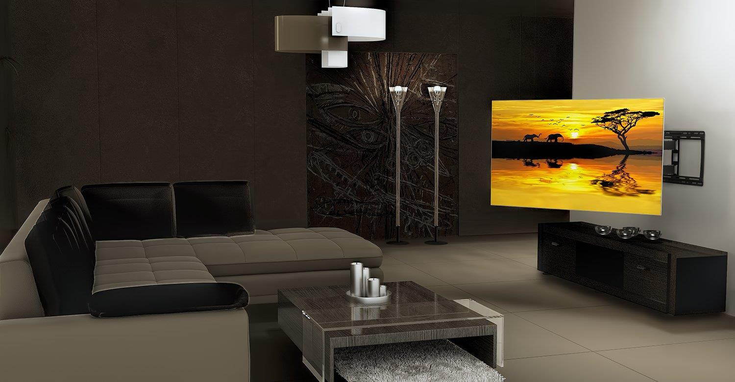 ELITE MOUNT - Heavy Duty Dual Arm Articulating TV Wall Mount Bracket for Sony XBR75X940D 75-Inch 4K HDR Ultra HD TV, Reduced Glare - Buy Smart!