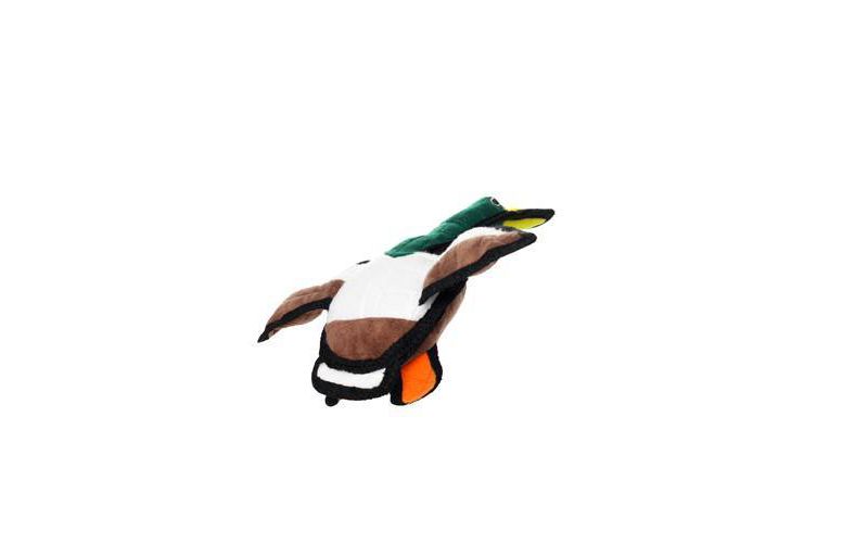 Tuffy Junior Barn Yard Duck Dog Toy - Brown