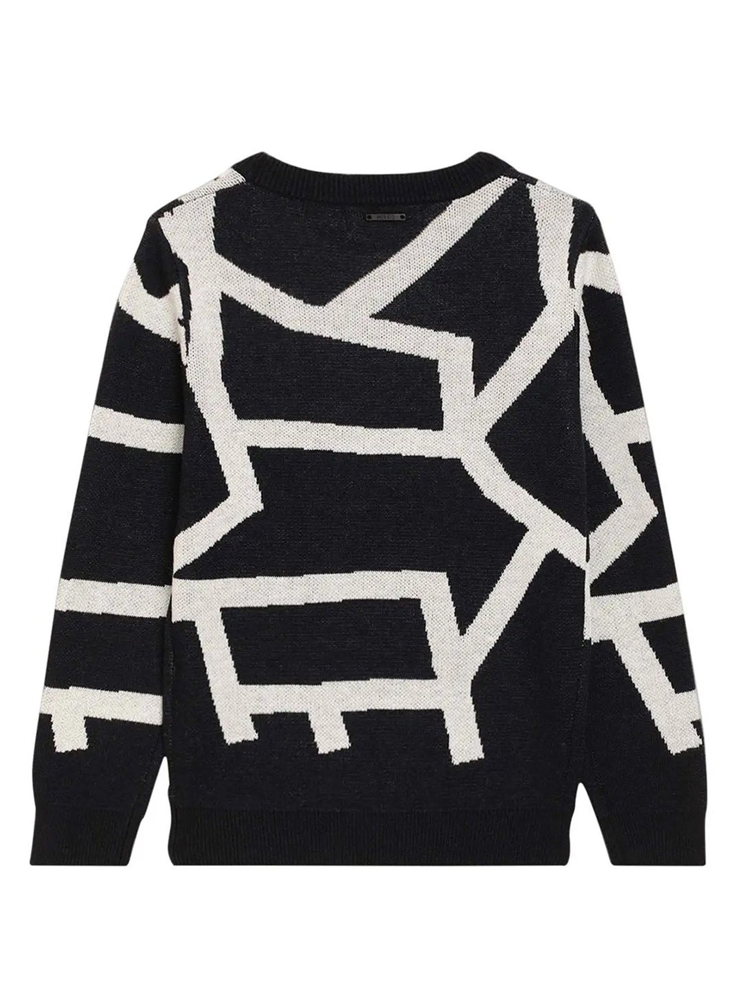 Antony Morato Kids Multicolor Printed Full Sleeves Sweater
