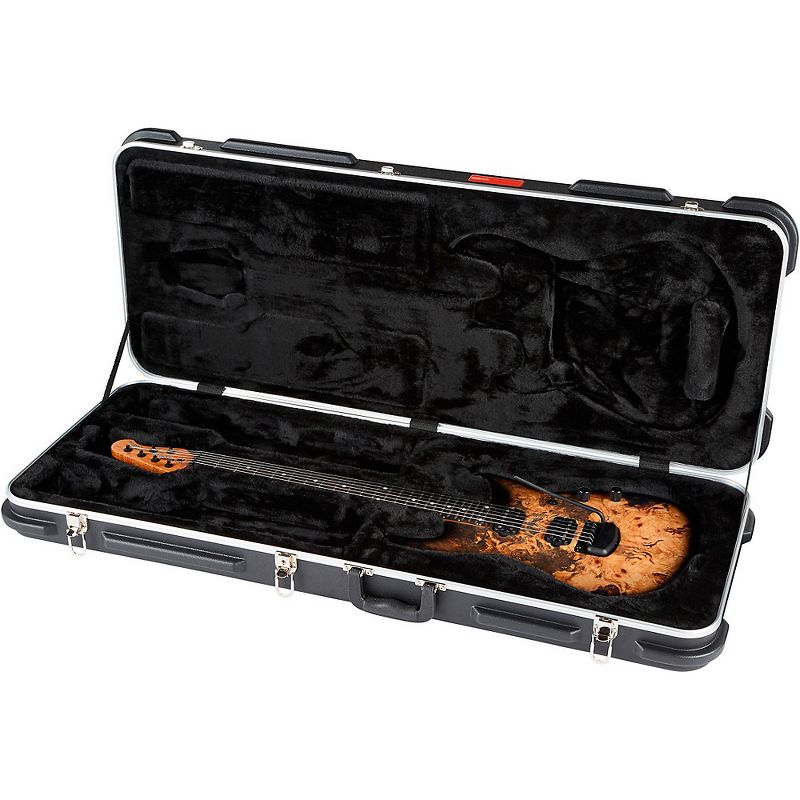Ernie Ball Music Man Jason Richardson 6 String Electric Guitar with Black Hardware Buckeye Burl