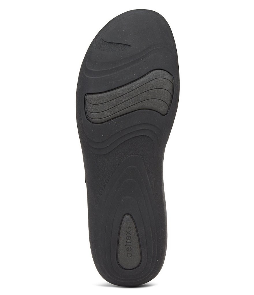 Aetrex Annie Leather Braided Mary Janes