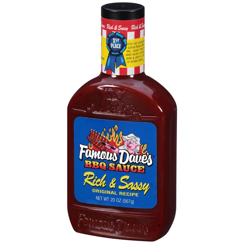 Famous Dave's Rich & Sassy Barbeque Sauce - 20oz
