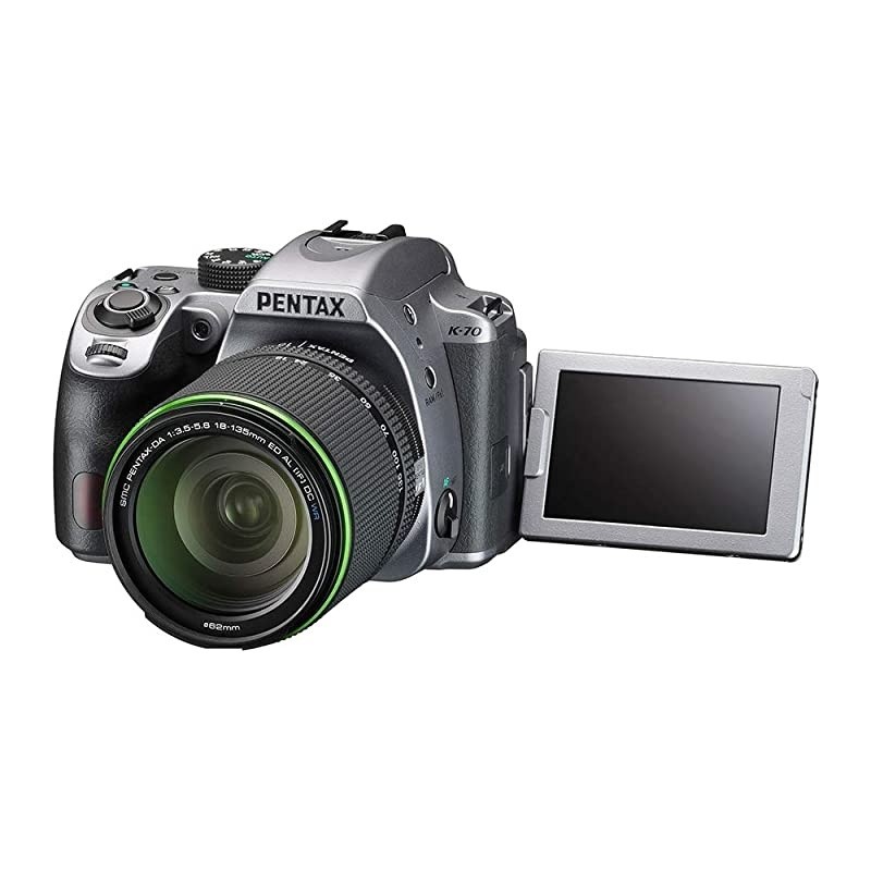K-70 Weather-Sealed DSLR Camera, Body Only (Silver)