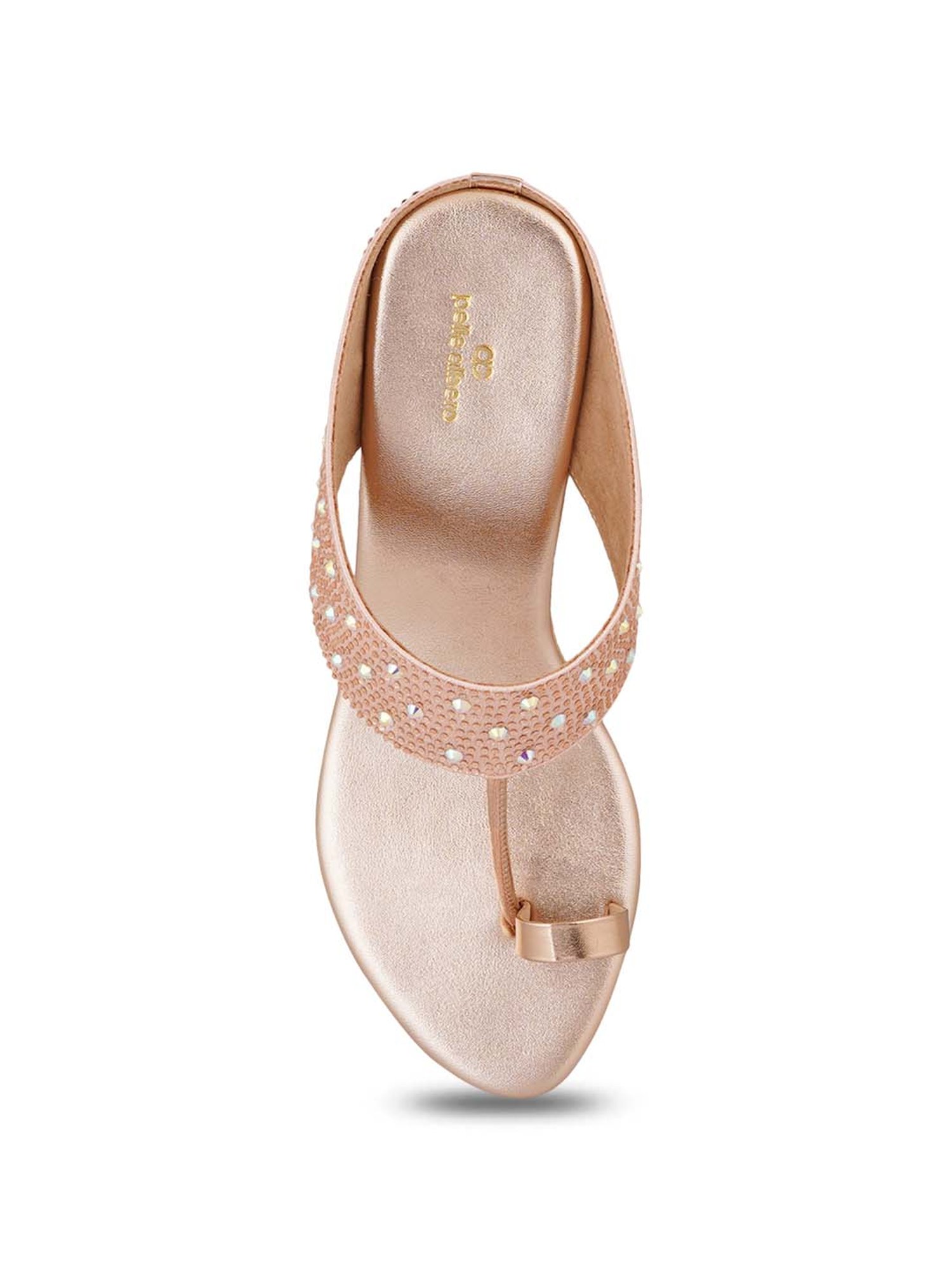 Pelle Albero Women's Pink Toe Ring Sandals