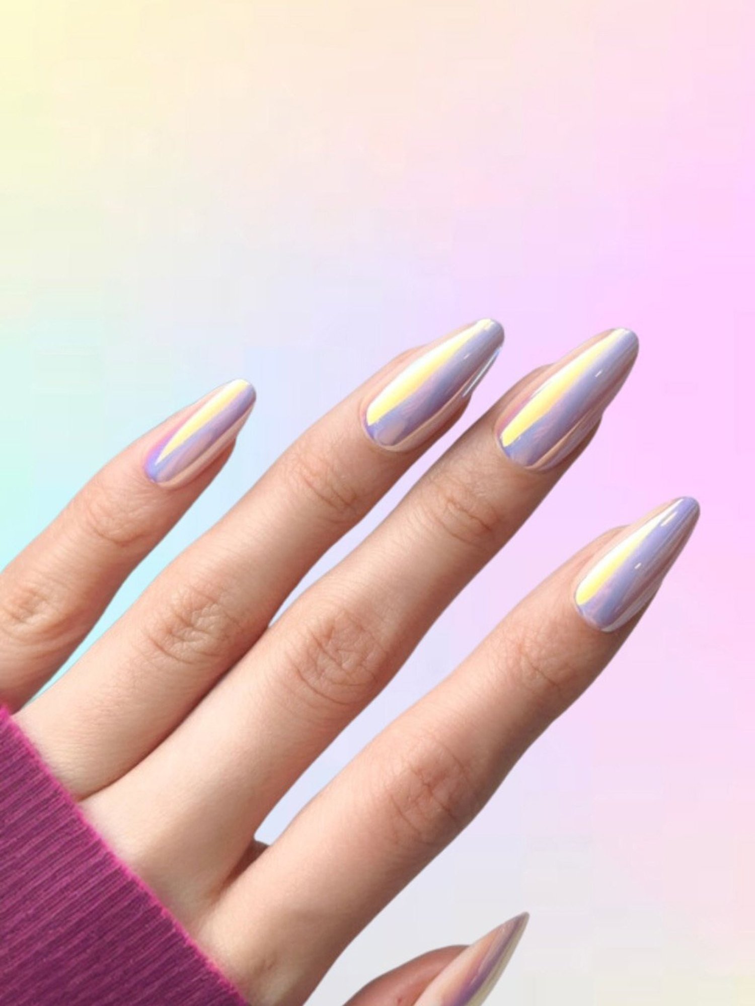 Polish Me Pretty Gel Polish Press On Nails Galaxy - Set of 24