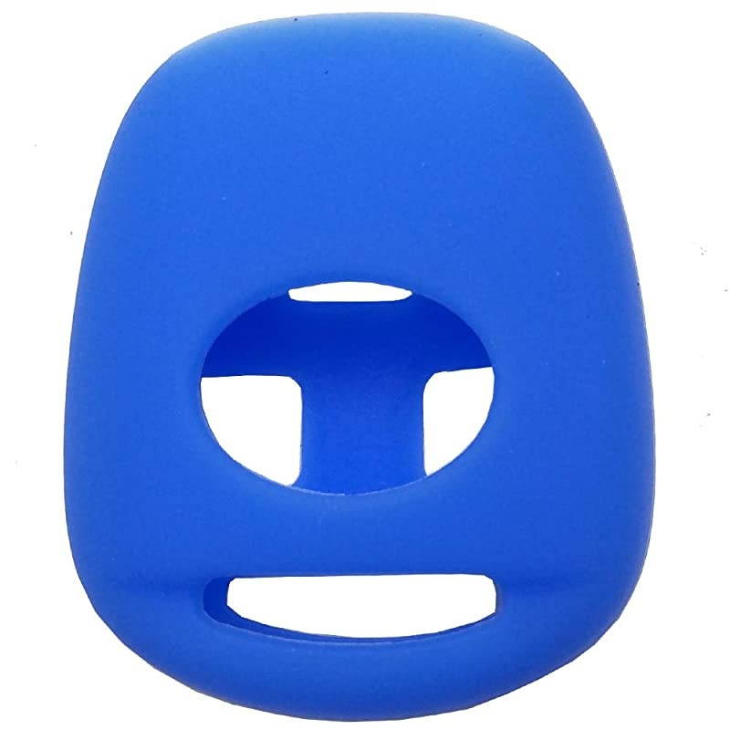 Protector Silicone Smart Key Fob Skin Case Cover Jacket Fit for Lexus ES GS GX IS LS LX RX SC ES300 ES330 rx330 gx470 Toyota Prado Land Cruiser Key Fob Shell Case Black+Blue