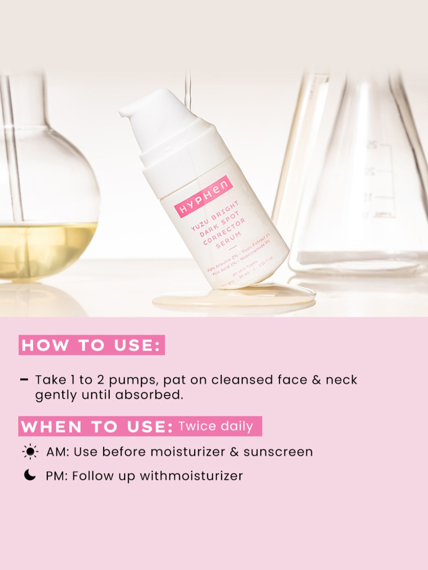 Hyphen Yuzu Bright Dark Spot Corrector Serum - 30 ml