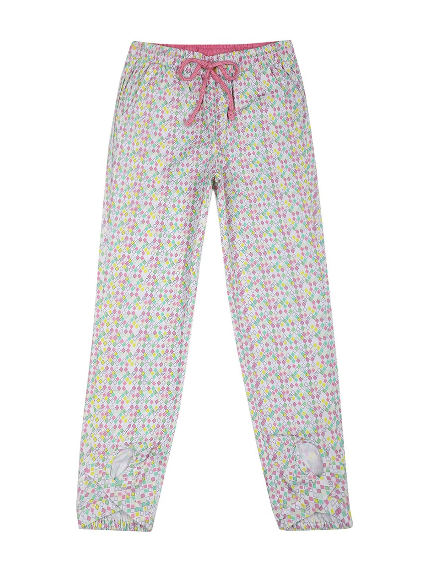 Elle Kids Multicolor Cotton Printed Joggers