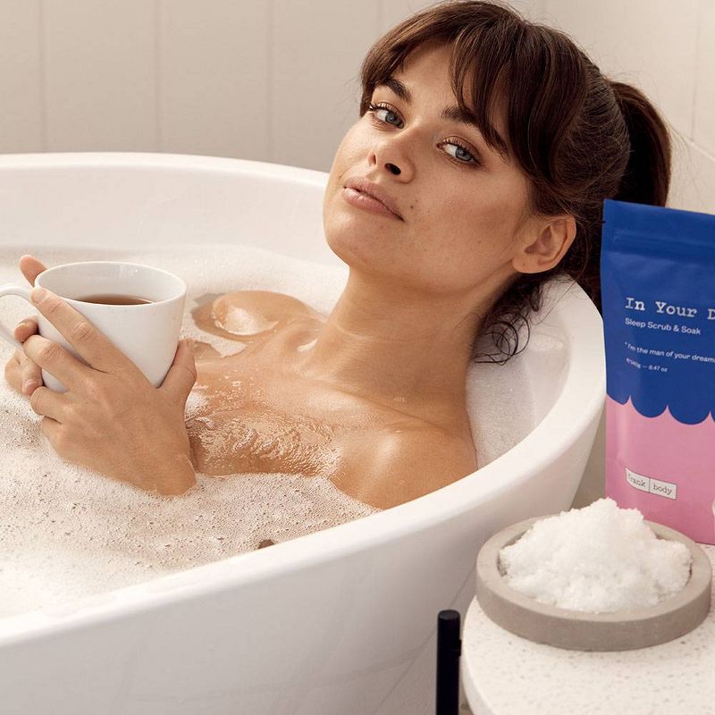 frank body In Your Dreams Sleep Scrub & Soak - 4.23oz
