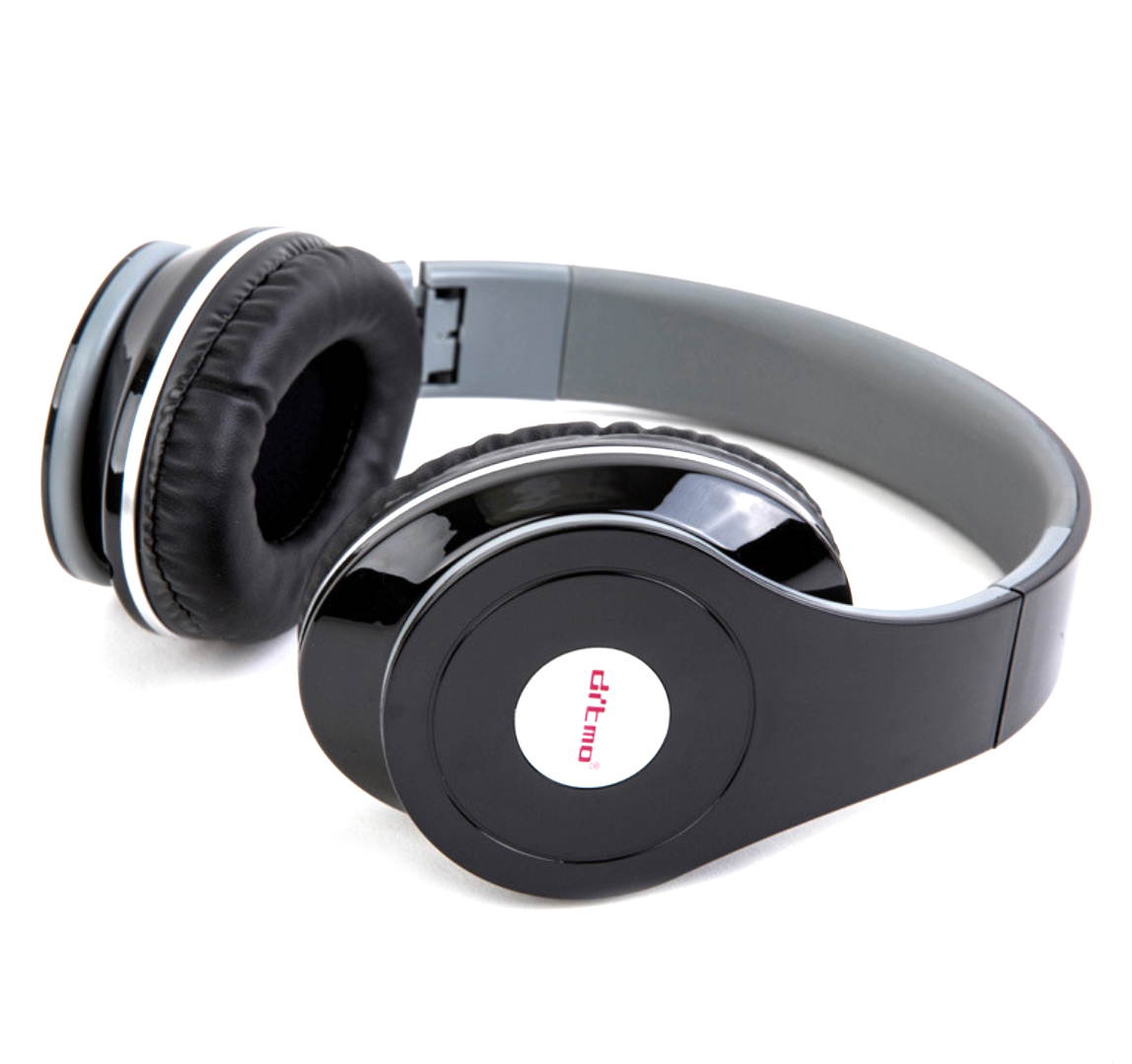 Head-mounted Wired music headset, Stereo Headset with Deep Bass, Foldable & Lightweight, Perfect for Cell Phone/TV/ PC and Travelling Sports Running