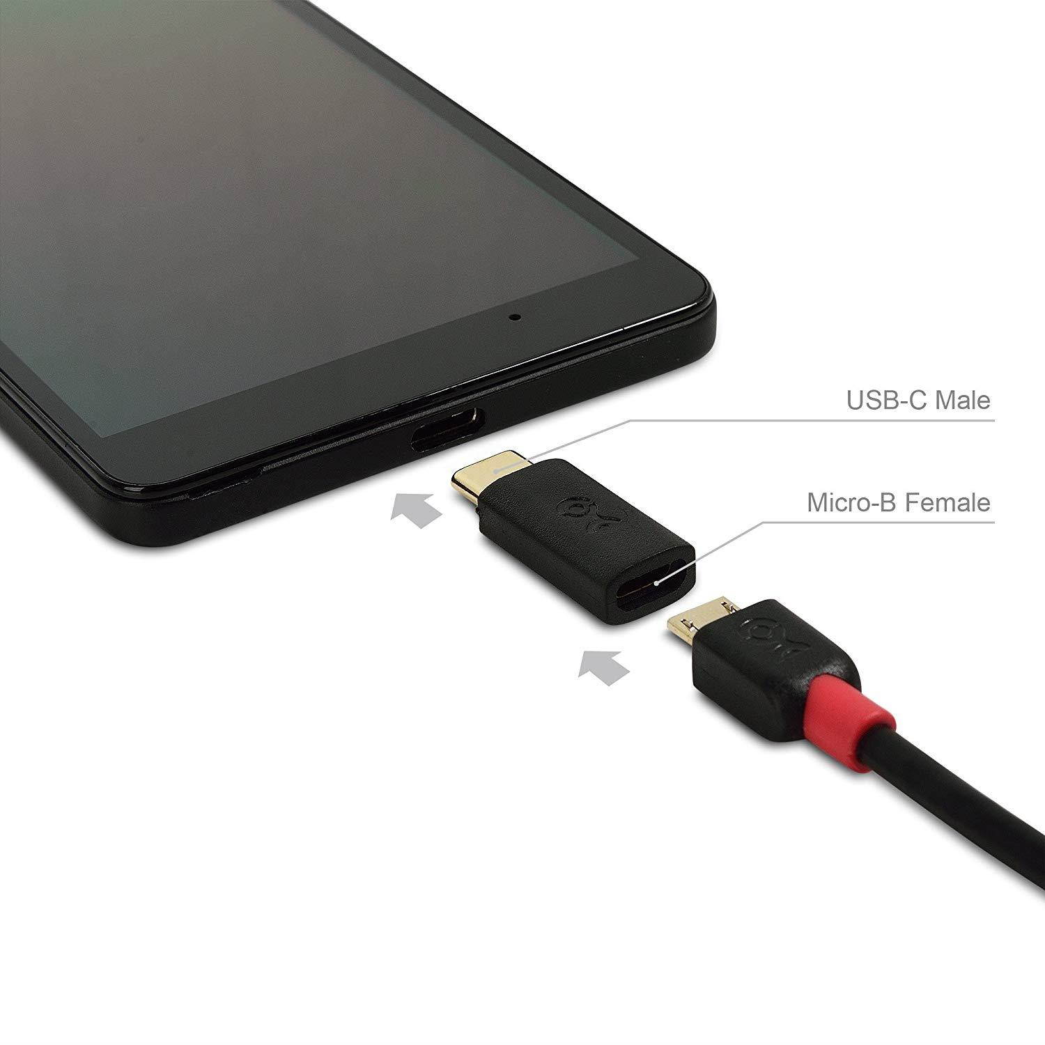 Cable Matters 2-Pack USB C to Micro USB Adapter (USB-C to Micro USB/Micro USB to USB C Adapter)