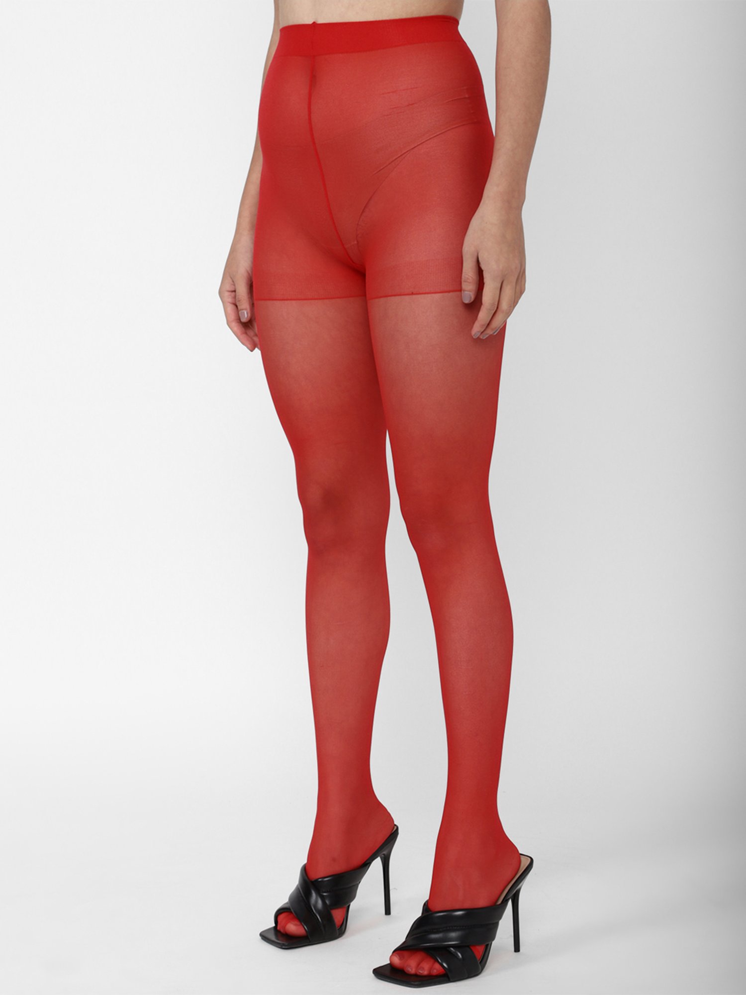 Forever 21 Red Pantyhose