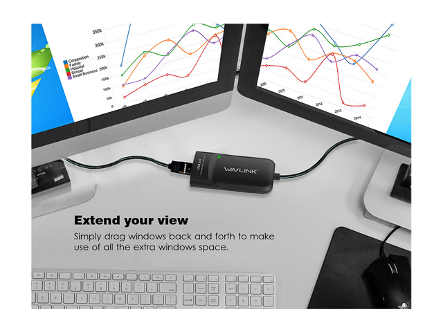Wavlink USB-C to Dual 4k HDMI MST Adapter Splitter, Thunderbolt 3 Compatible, USB Type C to HDMI Multi Monitor Converter for Macbook, Macbook Pro, Macbook Air,iPad Pro ect (DP Alternate Mode Required)