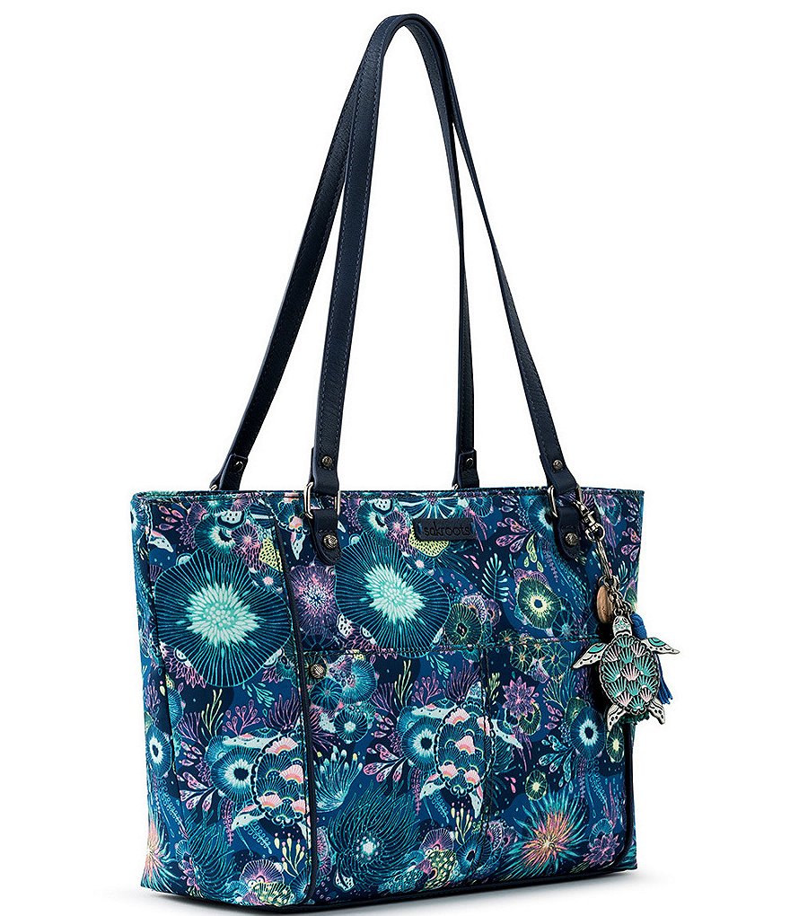 Sakroots Medium Paisley Print Nylon Tote Bag