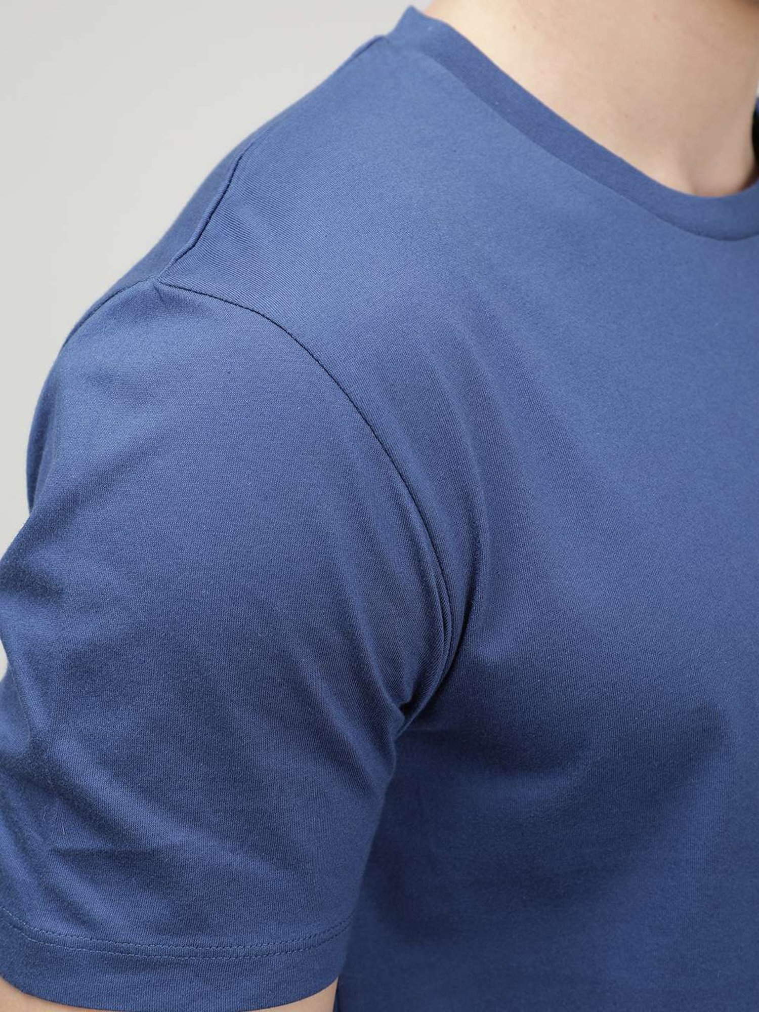 Sporto Riverside Blue Slim Fit T-Shirt