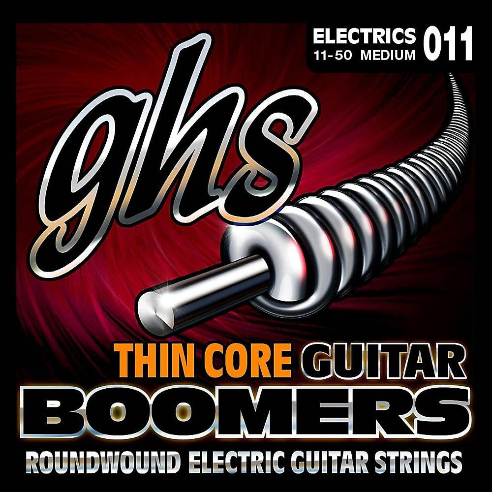 GHS TC-GBM Thin Core Boomers Medium Electric Guitar Strings (11-50)