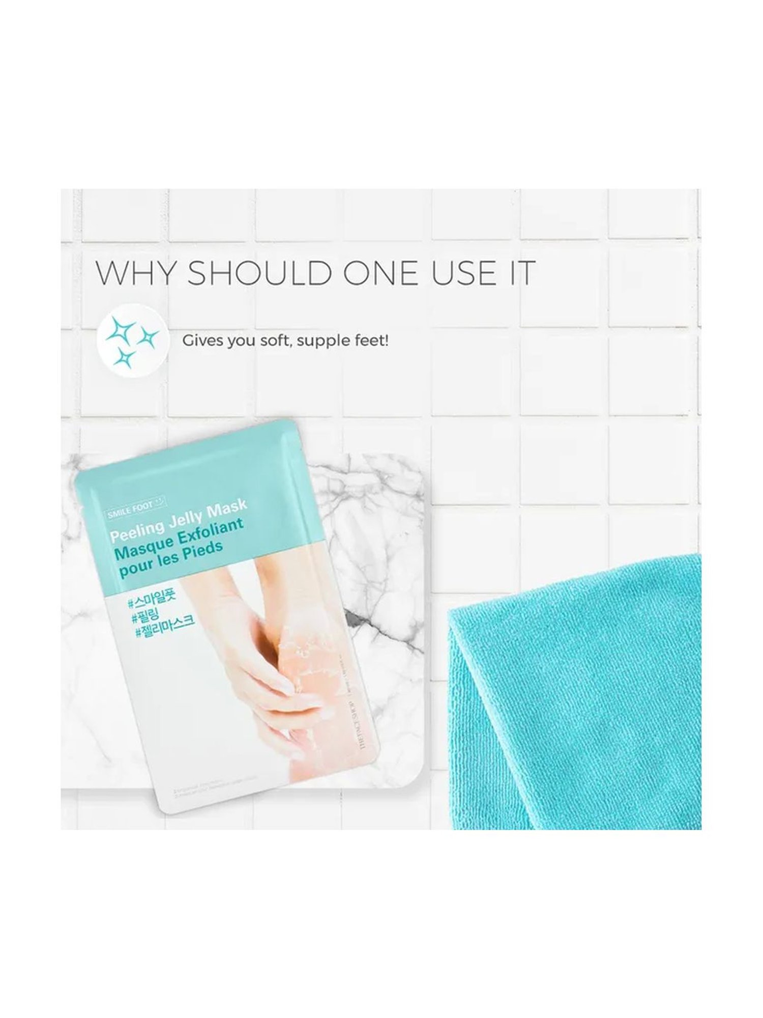 The Face Shop Smile Foot Peeling Jelly Mask