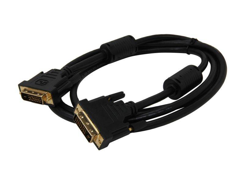 DAT 7321D Black Male to Male One DVI-D to DVI-D Single Link Cable