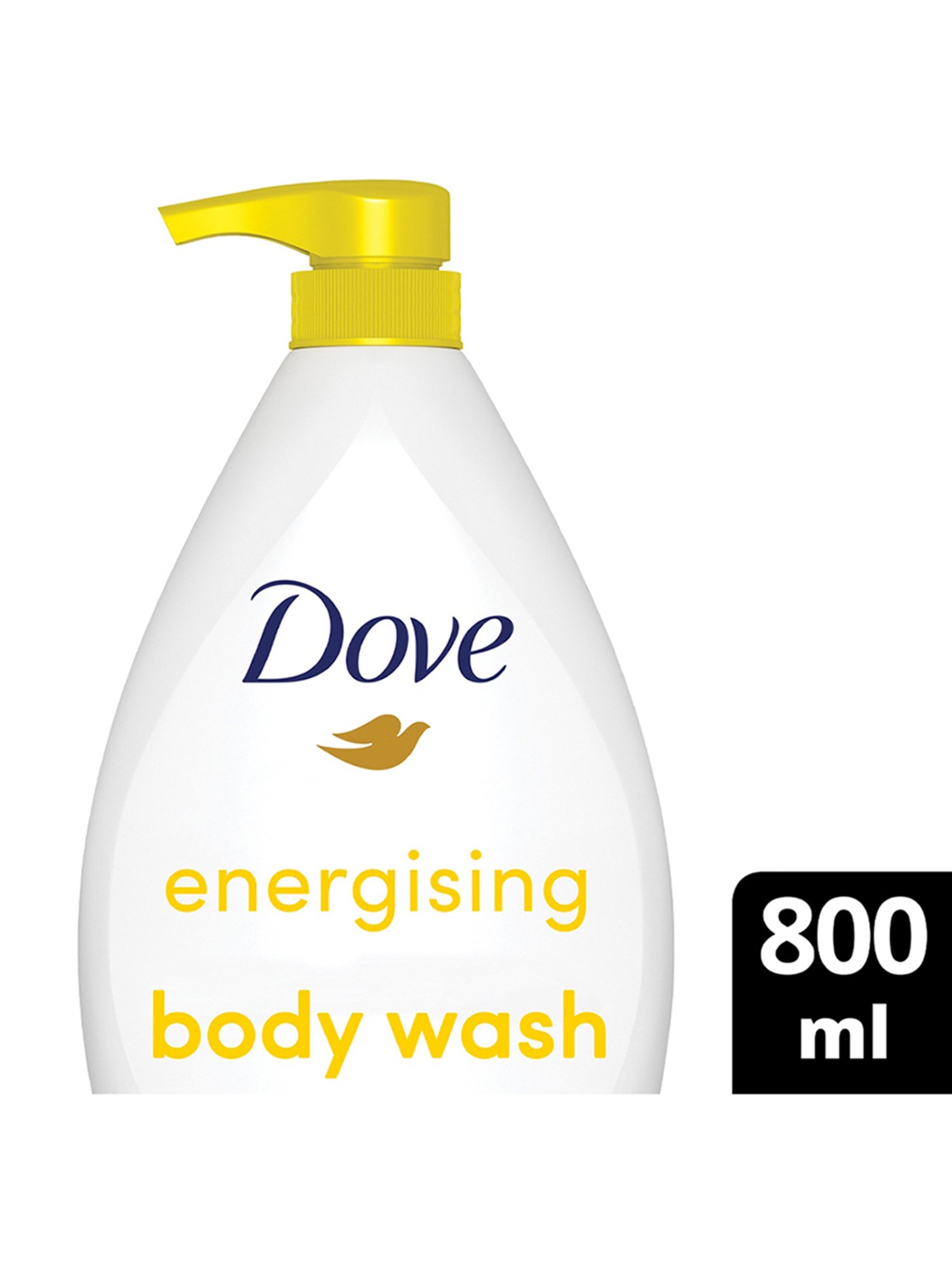 Dove Energising Body Wash with Lemon Scent & Vitamin C - 800 ml